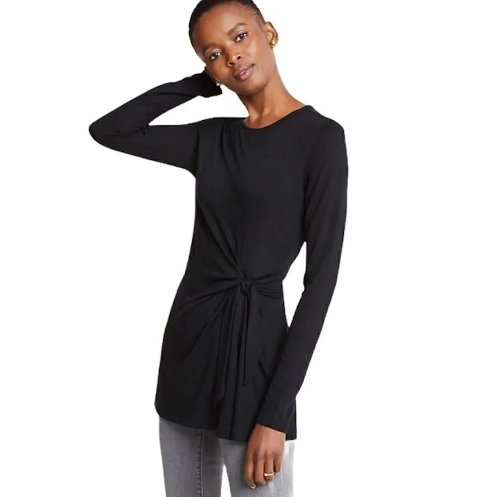 nwot Ann Taylor tie waist knit top in extra small